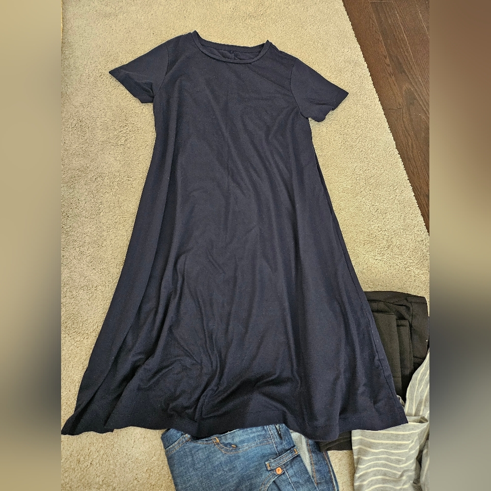 Navy Blue Women's Daily CasualDress